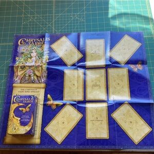 Chrysalis Tarot Deck Fairy Ring Spread & Guidebook Boho Spirituality Gifts Art